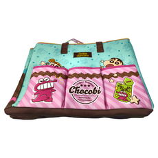 Shinchan 蠟筆小新 多機能大容量收納袋, 40 x 30 x 25cm, 綠色 + 粉色, 1個