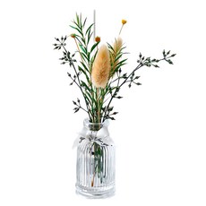 SC優選 植物精油 ins北歐乾燥花無火香薰擺飾 藍風鈴 50ml 居家香氛, 1瓶