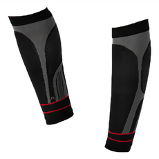 GIAT 吉亞特 360動肌能運動壓縮小腿套，耐穿超細纖維，透氣親膚彈力, FREE, 黑色, 1雙