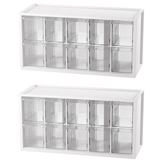 lIvinbox SHUTER 樹德 零件箱 A9-510 378 x 154 x 189mm, 白色, 2個