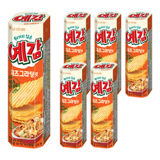 ORION 好麗友 預感香烤洋芋片 起司口味 非油炸, 64g, 6盒