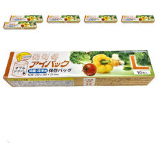 ROYALLIN 蘿林嚴選 雙層夾道加厚保鮮密封袋, L(27 x 28cm), 10個, 6盒