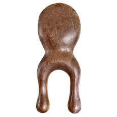 金絲檀木 眼鼻按摩器, 穴位皮膚按摩美容刮痧, 萌兔, 1個