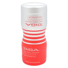 TENGA DUAL FEEL CUP 雙重杯, 1個, 紅色 + 銀色
