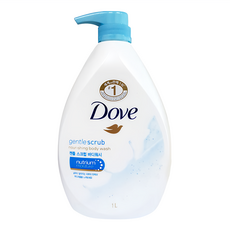 Dove 多芬 滋養柔膚沐浴乳 溫和去角質配方, 1L, 1瓶