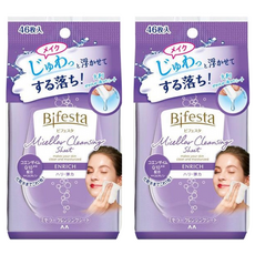 Bifesta 碧菲絲特 Q10毛孔淨緻深層卸妝棉 紫色款, 46入, 2包