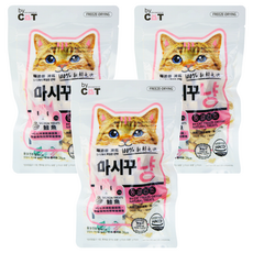 CAT CHUP 貓咪凍乾零食 -40°C冷凍乾燥技術 100%新鮮魚肉, 鮭魚, 23g, 3包