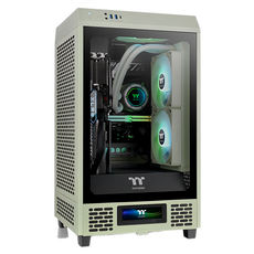Thermaltake 曜越 The Tower 200 LCD 面板 3.9吋 抹茶綠 Matcha Green 電腦機殼配件, 1台