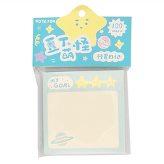 德德小品集 豆丁萌怪便籤紙 行星日記 Set, 100個, 3組