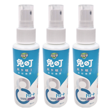 夜安寧 免叮派卡瑞丁防蚊噴霧，8小時長效防蚊，含派卡瑞丁20%，80ml, 3罐