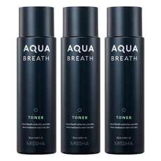 MISSHA 男士保濕爽膚水 保濕補水 舒緩刮鬍不適, 195ml, 3瓶