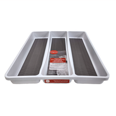 copco 餐具收納盒 3隔層 多功能收納, 白色, 1個