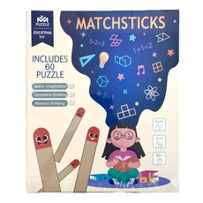 PUZZLE 思維火柴磁性益智拼圖, 30片, 1盒, 火柴