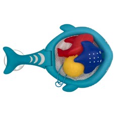 撈魚遊戲組 鯊魚撈網5件組, 1組, 藍色