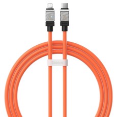 Baseus 倍思 Baseus 酷玩系列 快充傳輸線 Type-C-iPhone 20W, 1m, 橙色, 1條