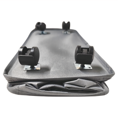 HONG JIN 宏晉 牛津布桌下置物車 多功能帶輪收納箱, 深灰色