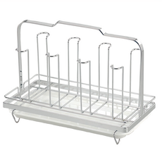 DAY&DAY 日日家居 杯子架, 8杯入 #304 不鏽鋼 ST3016LT, W305*D165*H235MM, 1個