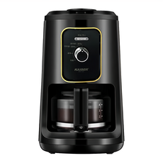 KAISER 威寶 四人份全自動研磨豆美式咖啡機 600ml SUS304不鏽鋼刀 耐熱玻璃壺, KCM-1061