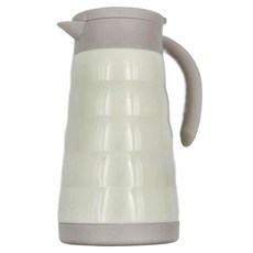 鍋寶 超真空保溫壺 820ml, 食品級304不鏽鋼內膽, 一鍵出水, 白色, 750ml, 1個