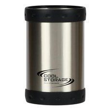 珍珠金屬 真空雙層結構保冷瓶套 D-6750, 銀色, 1個