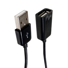 Bravo-U USB 2.0 手機充電傳輸延長線 1m 黑色 1條