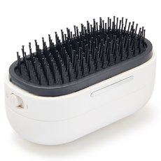 MUJI 無印良品 震動髮梳 含蓋 10.6 x 5.6 x 4.5cm, MJ-VHB1GL, 白色