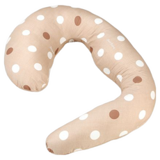 福朵孕婦側睡舒眠枕, 孕前孕後一次滿足, 布套可拆洗, 舒緩腰脊下肢壓力, 焦糖點