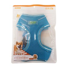 doter 寵愛物語 反光安全輕透胸背衣 L 藍色, 1件