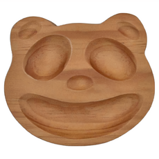 日本木質餐盤 100%天然木頭, 熊貓, S(116 x 14 x 2cm), 1個