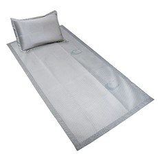 Cotton Field 棉花田傢飾 涼感紗冰絲床蓆 可機洗不變形, 斜紋, 床蓆 + 枕套