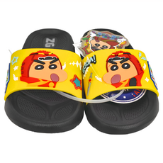 Shinchan 蠟筆小新 x 超級戰隊 EVA拖鞋, 黃 + 黑