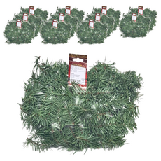 高級 樹藤 Christmas Garland 裝飾, 8吋 x 9尺, LG009-8, 12條