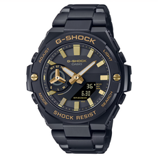 CASIO 卡西歐 G-SHOCK 奢華黑金雙顯錶 GST-B500BD-1A9