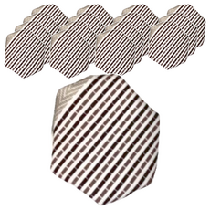 J&N 卡多磨毛椅腳套 16入/組, 6 x 6cm, 黑白混款色, 1組