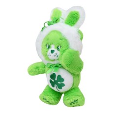 Care Bears 療癒立體造型絨毛公仔鑰匙圈掛飾 兔子款 恐龍款, 17cm, 兔耳綠, 1個