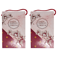 CHA-DING TEA 茶鼎天 台灣高冷茶 三角立體茶包禮盒, 3g x 25包, 2盒