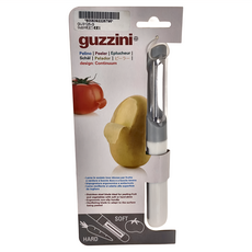 guzzini 削皮刀 不鏽鋼刀片, 氣質灰, 1個