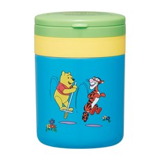 Skater 折疊手柄不鏽鋼保溫罐, 維尼與跳跳虎, 300ml, 1個