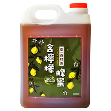 臺一 含檸檬蜂蜜 100%純天然 無毒甲級檸檬汁, 3kg, 1桶