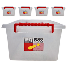 KEYWAY 聯府 全方位收納箱 7.5L, EQ-06 手把顏色隨機, 5個