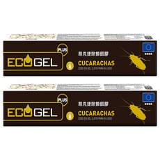 ECOGEL 易克捷 除蟑餌膠PLUS 凝膠餌劑, 40g, 2盒