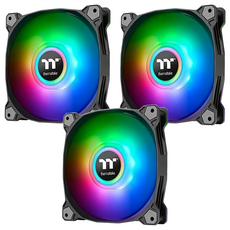 Pure 12 ARGB Sync Set 120mm PWM風扇 1680萬色絢麗LED導光圈 支援5V插座主機板RGB軟體, 連動版, 1組