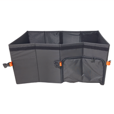 SHIMOYAMA 可折疊布藝車載收納箱 63L, 黑色, 1個