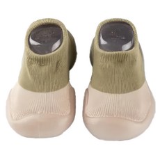 小綠豆居家百貨 寬頭防滑透氣膠底學步鞋, 低筒馬卡龍綠, 24~25約(14.5cm)