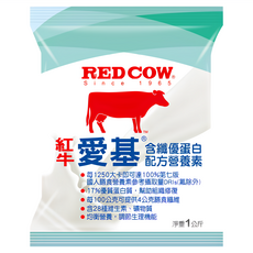 RED COW 紅牛 含纖優蛋白, 1kg, 1包