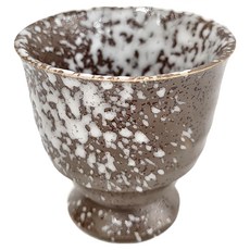 茶釉吹墨湯吞杯 日本製, XL12125-40, 1個