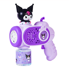 Sanrio 三麗鷗 新款可愛卡通手持電動兒童泡泡水槍, 庫洛米, 1支