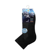 D&G HEALTH 抗菌除臭1/4毛巾底襪-D393 男女適用