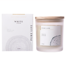 HOLA 和樂家居 Pure Life 覓靜燭杯, 甜橙白雪松, 200g, 1個