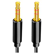 山澤 3.5mm 公對公Aux高保真抗干擾音源線 3M, 單一商品, 黑色, 1條